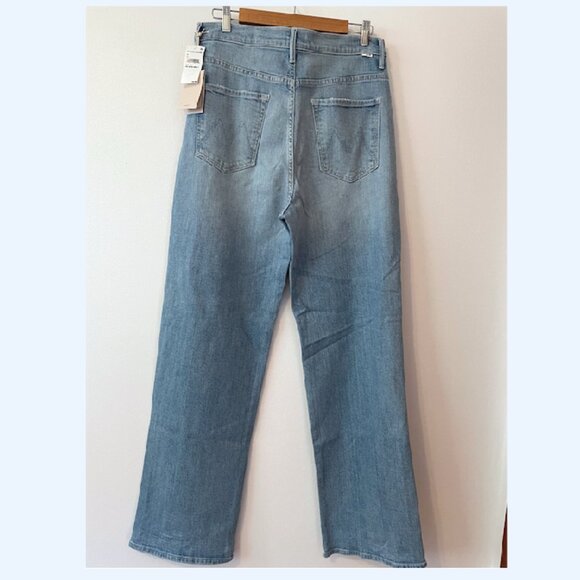MOTHER The High Waisted Tunnel Vision Sneak Jeans (Sippin' Sweet Tea) Sz 31 NWT - Picture 7 of 10